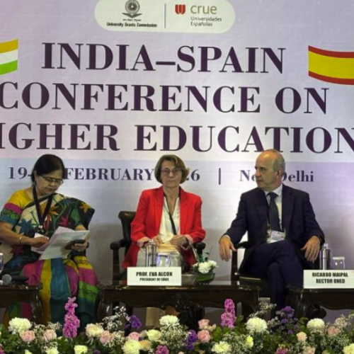 El rector de la UNED, en la cumbre que redefine la cooperación académica entre India y España