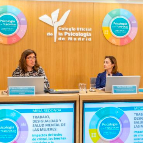 La UNED y el Colegio Oficial de Psicología de Madrid abordan el impacto de las desigualdades laborales en la salud mental de las mujeres