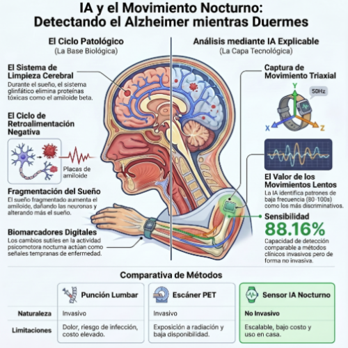 Una investigación de la UNED estudia la relación entre el movimiento durante el sueño y el Alzheimer