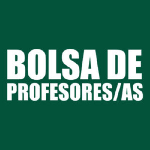 BOLSA DE PROFESORADO-TUTOR/A SUSTITUTO/A: Curso académico 2026-2027