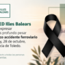 UNED Illes Balears se suma al minuto de silencio por el trágico accidente ferroviario en Toledo